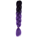 FALEMEI Three Tone Color Crochet Hair Extensions Kanekalon Hair Synthetic Crochet Braids Ombre Jumbo Braiding Hair Extensions
