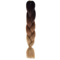 FALEMEI Three Tone Color Crochet Hair Extensions Kanekalon Hair Synthetic Crochet Braids Ombre Jumbo Braiding Hair Extensions