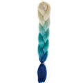 FALEMEI Three Tone Color Crochet Hair Extensions Kanekalon Hair Synthetic Crochet Braids Ombre Jumbo Braiding Hair Extensions