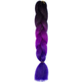 FALEMEI Three Tone Color Crochet Hair Extensions Kanekalon Hair Synthetic Crochet Braids Ombre Jumbo Braiding Hair Extensions