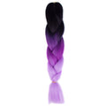 FALEMEI Three Tone Color Crochet Hair Extensions Kanekalon Hair Synthetic Crochet Braids Ombre Jumbo Braiding Hair Extensions