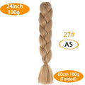 FALEMEI Three Tone Color Crochet Hair Extensions Kanekalon Hair Synthetic Crochet Braids Ombre Jumbo Braiding Hair Extensions