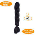 FALEMEI Three Tone Color Crochet Hair Extensions Kanekalon Hair Synthetic Crochet Braids Ombre Jumbo Braiding Hair Extensions