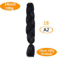 FALEMEI Three Tone Color Crochet Hair Extensions Kanekalon Hair Synthetic Crochet Braids Ombre Jumbo Braiding Hair Extensions