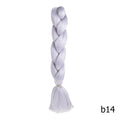 Crochet Braids Kanekalon Synthetic Hair 24 inch Jumbo Braiding Hair 100g/Pack Blonde Grey Crochet Twists Braids Hair Extensions