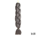 Crochet Braids Kanekalon Synthetic Hair 24 inch Jumbo Braiding Hair 100g/Pack Blonde Grey Crochet Twists Braids Hair Extensions