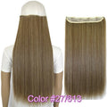 TOPREETY Heat Resistant B5 Synthetic Hair Fiber 28" 70cm 130gr Straight 5 Clips on clip in Hair Extensions 30 Colors Available