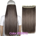 TOPREETY Heat Resistant B5 Synthetic Hair Fiber 28" 70cm 130gr Straight 5 Clips on clip in Hair Extensions 30 Colors Available