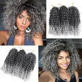 Crochet Braids kinky Twist Hair 8 inches Curly Crochet Hair Crochet Braiding Hair Ombre Synthetic Hair Extensions