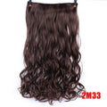 Allaosify 24" Curly 3/4 Full Head Clip in Hair Extensions Black Brown Blonde Real Natural Synthetic One Piece for Hair
