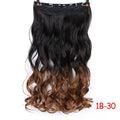 Allaosify 24" Curly 3/4 Full Head Clip in Hair Extensions Black Brown Blonde Real Natural Synthetic One Piece for Hair