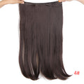 20 inches Invisible Wire No Clips in Hair Extensions Hairpieces Ombre Halo Colored for Hair Straight Wavy Natural Synthetic