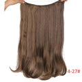 20 inches Invisible Wire No Clips in Hair Extensions Hairpieces Ombre Halo Colored for Hair Straight Wavy Natural Synthetic