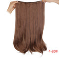 20 inches Invisible Wire No Clips in Hair Extensions Hairpieces Ombre Halo Colored for Hair Straight Wavy Natural Synthetic