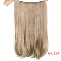 20 inches Invisible Wire No Clips in Hair Extensions Hairpieces Ombre Halo Colored for Hair Straight Wavy Natural Synthetic