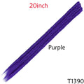 SNOILITE 20inch/24inch Handmade Dreadlocks Extensions Fashion Reggae Crochet Hip-Hop Synthetic Dreads Crochet Braiding Hair