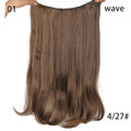 AISI HAIR 22 inch No Clips Invisible in Hair Extensions Secret Fish Line Straight and Wave Synthetic hairs High Tempreture Fribe