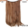 AISI HAIR 22 inch No Clips Invisible in Hair Extensions Secret Fish Line Straight and Wave Synthetic hairs High Tempreture Fribe
