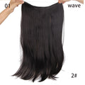 AISI HAIR 22 inch No Clips Invisible in Hair Extensions Secret Fish Line Straight and Wave Synthetic hairs High Tempreture Fribe