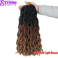 Goddess Faux Locs Crochet Hair Silky Strands 20Inch Soft Natural DreadLocks Kanekalon Synthetic Crochet Braids Hair Extensions