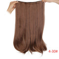 AISI BEAUTY Natural No Clips in Hair Extensions Long Synthetic Fish Line Straight Hair Extensions Secret Invisible Hairpieces