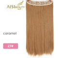 AISI BEAUTY 5 Clips Synthetic Hair Long Straight Blonde Clip In Hair Extensions False Hair Brown Black Hair Pieces for Women