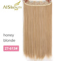 AISI BEAUTY 5 Clips Synthetic Hair Long Straight Blonde Clip In Hair Extensions False Hair Brown Black Hair Pieces for Women