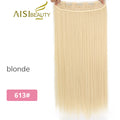 AISI BEAUTY 5 Clips Synthetic Hair Long Straight Blonde Clip In Hair Extensions False Hair Brown Black Hair Pieces for Women