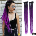 Silky Strands Synthetic Handmade Dreadlocks Hair Extension Braiding Hair Ombre Kanekalon Soft Dread Locs Crochet Braid