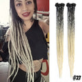 Silky Strands Synthetic Handmade Dreadlocks Hair Extension Braiding Hair Ombre Kanekalon Soft Dread Locs Crochet Braid