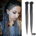 Silky Strands Synthetic Handmade Dreadlocks Hair Extension Braiding Hair Ombre Kanekalon Soft Dread Locs Crochet Braid
