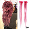Silky Strands Synthetic Handmade Dreadlocks Hair Extension Braiding Hair Ombre Kanekalon Soft Dread Locs Crochet Braid