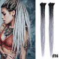 Silky Strands Synthetic Handmade Dreadlocks Hair Extension Braiding Hair Ombre Kanekalon Soft Dread Locs Crochet Braid