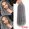 Vigorous Goddess Faux Locs Crochet Hair Soft Natural Kanekolon Synthetic Braids Hair Extension 24 Strands/Pack 20inches