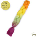 Spring sunshine 1 5PCS 24inch Jumbo Braid Hair Yaki Soft Hair Ombre Crochet Braiding Synthetic Hair Extension For Braids Pink