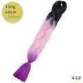 Spring sunshine 1 5PCS 24inch Jumbo Braid Hair Yaki Soft Hair Ombre Crochet Braiding Synthetic Hair Extension For Braids Pink