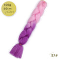 Spring sunshine 1 5PCS 24inch Jumbo Braid Hair Yaki Soft Hair Ombre Crochet Braiding Synthetic Hair Extension For Braids Pink
