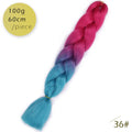 Spring sunshine 1 5PCS 24inch Jumbo Braid Hair Yaki Soft Hair Ombre Crochet Braiding Synthetic Hair Extension For Braids Pink