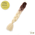Spring sunshine 1 5PCS 24inch Jumbo Braid Hair Yaki Soft Hair Ombre Crochet Braiding Synthetic Hair Extension For Braids Pink