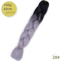 Spring sunshine 1 5PCS 24inch Jumbo Braid Hair Yaki Soft Hair Ombre Crochet Braiding Synthetic Hair Extension For Braids Pink