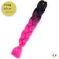 Spring sunshine 1 5PCS 24inch Jumbo Braid Hair Yaki Soft Hair Ombre Crochet Braiding Synthetic Hair Extension For Braids Pink
