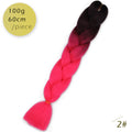 Spring sunshine 1 5PCS 24inch Jumbo Braid Hair Yaki Soft Hair Ombre Crochet Braiding Synthetic Hair Extension For Braids Pink