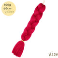 Spring sunshine 1 5PCS 24inch Jumbo Braid Hair Yaki Soft Hair Ombre Crochet Braiding Synthetic Hair Extension For Braids Pink