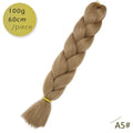 Spring sunshine 1 5PCS 24inch Jumbo Braid Hair Yaki Soft Hair Ombre Crochet Braiding Synthetic Hair Extension For Braids Pink