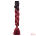 Snoilite 1ps 24inch Ombre Jumbo braid hair jumbo braid synthetic jumbo braid hair extension braid for black women