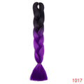 Snoilite 1ps 24inch Ombre Jumbo braid hair jumbo braid synthetic jumbo braid hair extension braid for black women