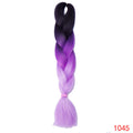 Snoilite 1ps 24inch Ombre Jumbo braid hair jumbo braid synthetic jumbo braid hair extension braid for black women