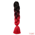 Snoilite 1ps 24inch Ombre Jumbo braid hair jumbo braid synthetic jumbo braid hair extension braid for black women
