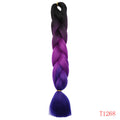 Snoilite 1ps 24inch Ombre Jumbo braid hair jumbo braid synthetic jumbo braid hair extension braid for black women