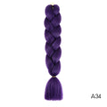 Bulk Hair Ombre expression Braiding Hair Synthetic Extensions Crochet Box Braids Color Hair Jumbo Braids